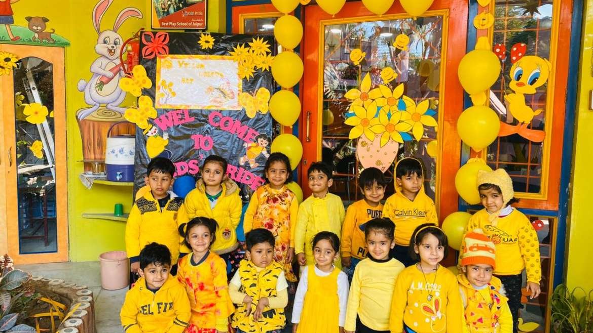 Basant Panchami Celebration At Kids’ Pride School