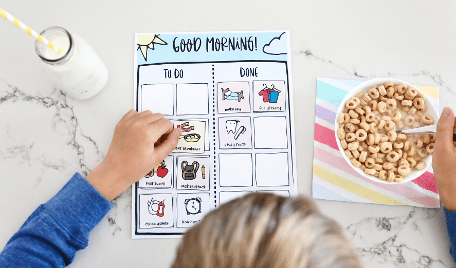 TIPS TO CREATE A ROUTINE CHART FOR YOUR KIDS