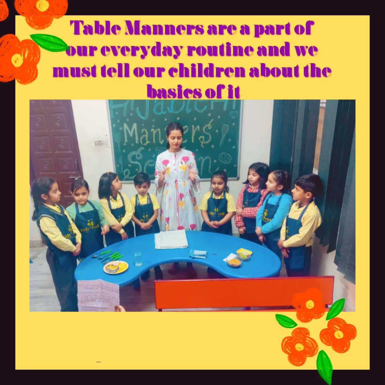 5 table manners for students in school