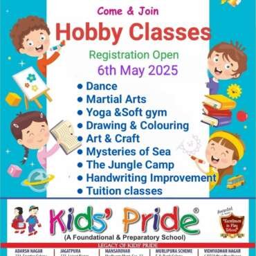 Summer Hobby Classes 2025 at Kids’ Pride – Fun, Learning & Creativity Combined!