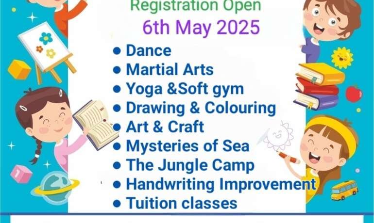 Summer Hobby Classes 2025 at Kids’ Pride – Fun, Learning & Creativity Combined!